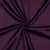 Baumwolle Satin  "Ida" Uni Aubergine