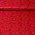 Baumwolle Trachtenstoff Blumenhirsche Rot