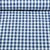 Baumwolle Webware Karo Marineblau