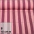 Baumwolle Webware Streifen Weinrot Rosa