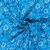 Baumwollvoile Batik Blumen Blau