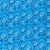 Baumwollvoile Batik Blumen Blau