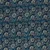 Baumwollvoile Batik Blumen Navy