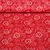 Baumwollvoile Batik Blumen Rot