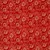 Baumwollvoile Batik Blumen Rot