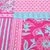Baumwollvoile "Dalia" Patchwork Pink