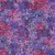 Baumwollvoile Digitaldruck Batik Blumendruck Lila
