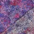 Baumwollvoile Digitaldruck Batik Blumendruck Lila