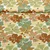 Baumwollvoile Digitaldruck Blumen Malerei Khaki