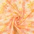 Baumwollvoile Dobby Blumen Ecru Orange