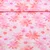 Baumwollvoile Dobby Digital Blumen Ecru Rosa