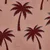 Baumwollvoile Palmen Rosa
