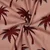 Baumwollvoile Palmen Rosa