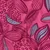 Beschichtete Baumwolle Blätter Fuchsia