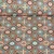 Beschichtete Baumwolle Blumen Orient Orange