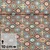 Beschichtete Baumwolle Blumen Orient Orange
