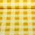 Beschichtete Baumwolle Karo Gelb