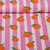 Beschichtete Baumwolle Orangen Pink
