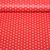 Beschichtete Baumwolle Punkte Rot