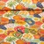 Beschichtete Baumwolle Tropic Muster Multicolor