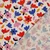 Bio Baumwoll-Popeline Jennifer Bouron Blumen Natural Blau