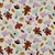 Bio Baumwoll-Popeline Jennifer Bouron Blumen Natural Flieder