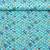 Bio Baumwoll-Satin "Choose your Vibe" Be You Petrol