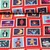 Bio-Canvas Hamburger Liebe "Christmas On Stamps" Rot