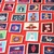 Bio-Canvas Hamburger Liebe "Christmas On Stamps" Rot