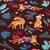 Bio-Canvas Hamburger Liebe "Wild XMAS 2025 Leo" Bordeaux