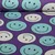 Bio Jacquard Jersey "Choose your Vibe" Smile Lila