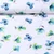 Bio Jersey Aquarell Blumen Weiß Blau