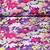 Bio-Jersey "Bunte Blumen" Violett Multicolor