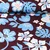 Bio Jersey Digitaldruck Al Lago Fiori Dunkelrot