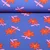 Bio Jersey Jennifer Bouron Blumen Blau