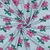 Bio Jersey Jennifer Bouron Blumen Hellblau