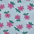 Bio Jersey Jennifer Bouron Blumen Hellblau