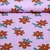 Bio Jersey Jennifer Bouron Blumen Lavendel