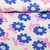 Bio Musselin Jennifer Bouron Blumen Ecru Blau