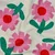 Bio Musselin Jennifer Bouron Blumen Natur Pink