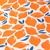 Bio-Musselin "Limone" Orange