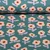 Bio Rippjersey Jennifer Bouron Blumen Grün