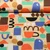 Bio Sommersweat French Terry Jennifer Bouron Digitaldruck Grafische Formen Sand