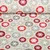 Canvas Eissterne Leinenlook Beige Rot