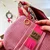 Canvas "Harry" Gestreift Weiß Fuchsia