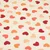 Canvas Herzen Beige
