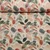 Canvas Leinenlook Blätter Batik Beige
