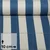 Canvas Leinenoptik Blockstreifen Beige Jeansblau