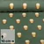 Canvas Leinenoptik Eulen Khaki
