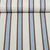 Canvas Leinenoptik Streifen Beige Hellblau